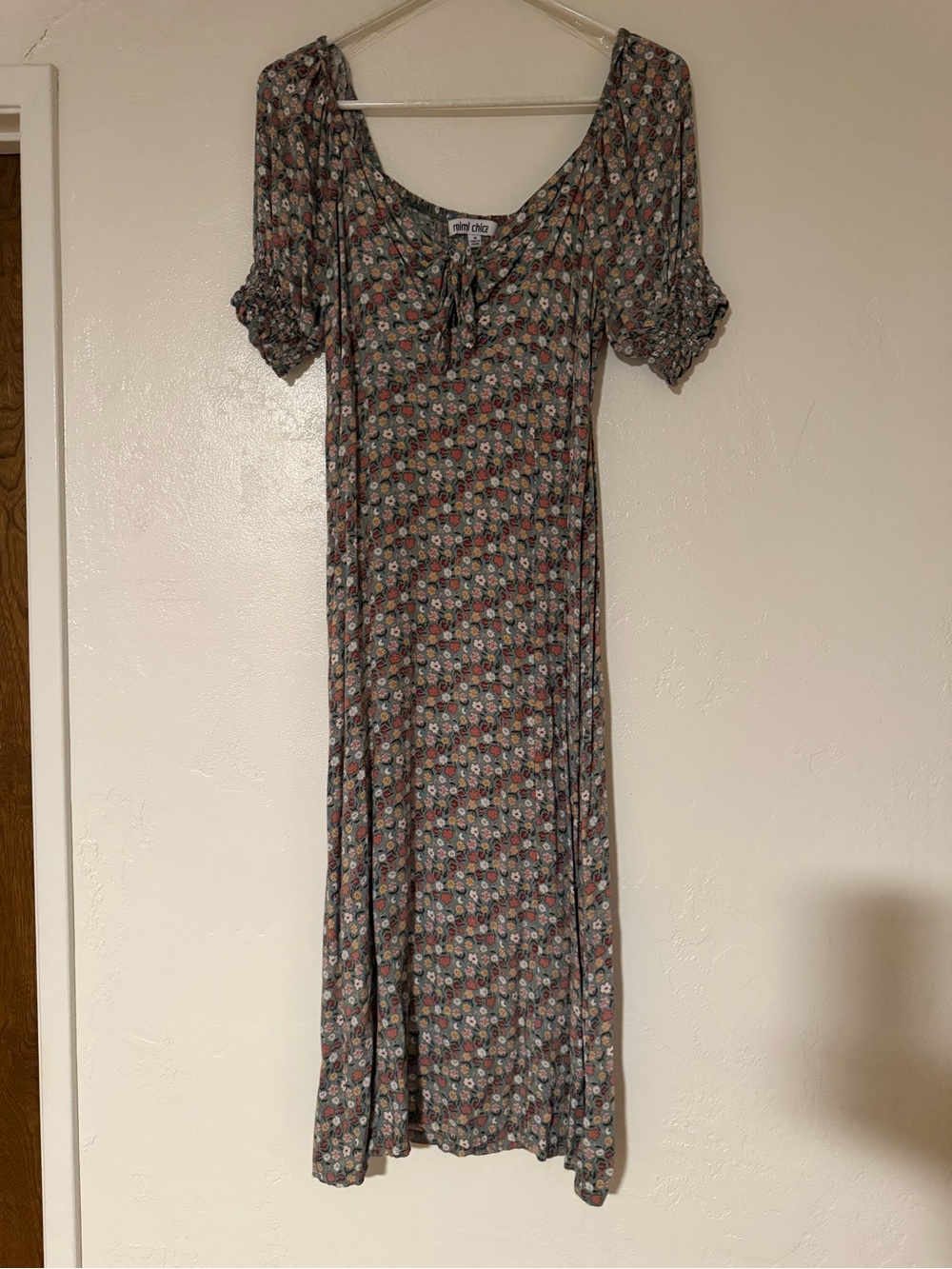 Mimi Chica Dusty Rose Floral Maxi Dress